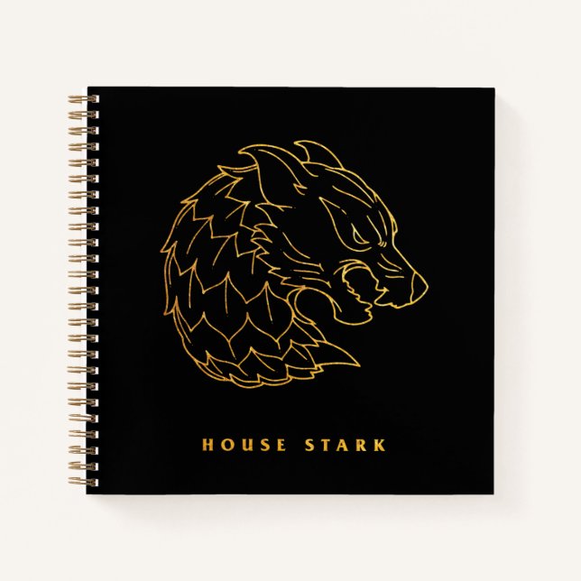 House Stark Icon Notizbuch (Vorderseite)