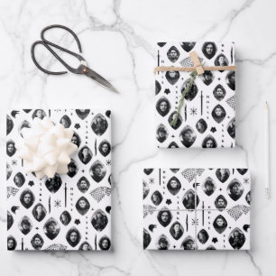 House Stark Icons & Portraits Muster Geschenkpapier Set