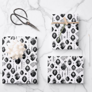 House Stark Icons & Portraits Muster Geschenkpapier Set