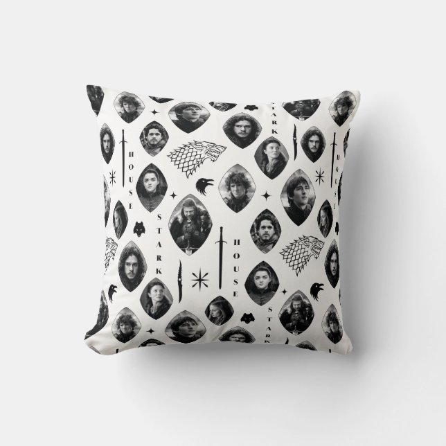 House Stark Icons & Portraits Muster Kissen (Vorderseite)