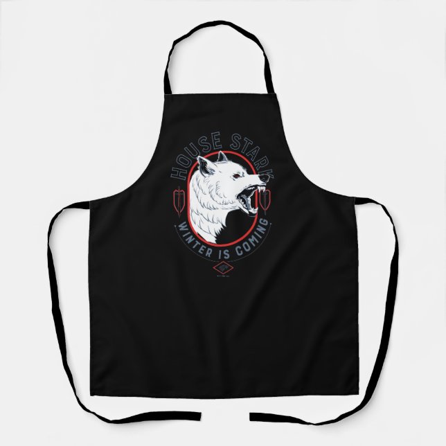 House Stark - Winter kommt Schürze (Vorderseite)