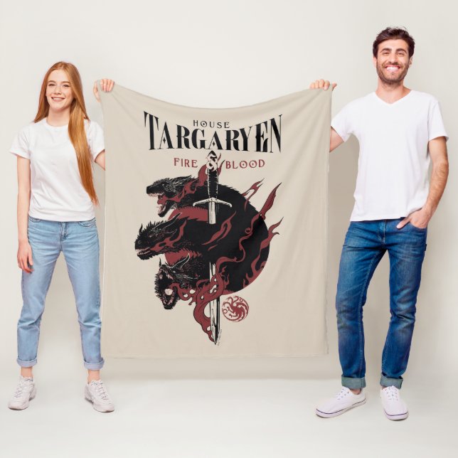 House Targaryen - Feuer und Blut Fleecedecke (Beispiel)