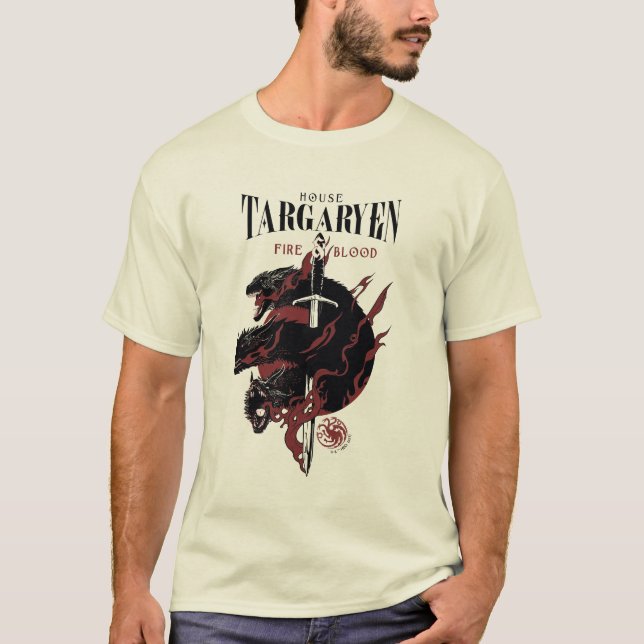 House Targaryen - Feuer und Blut T-Shirt (Vorderseite)
