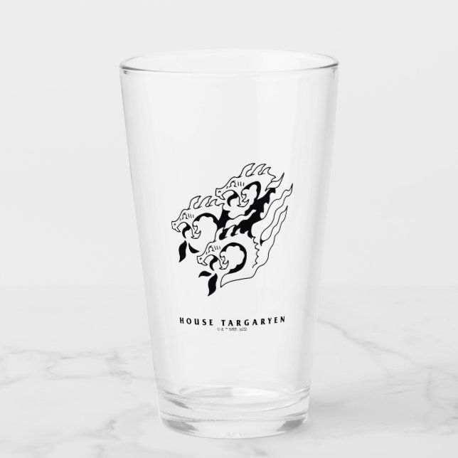 House Targaryen Icon Glas (Vorderseite)