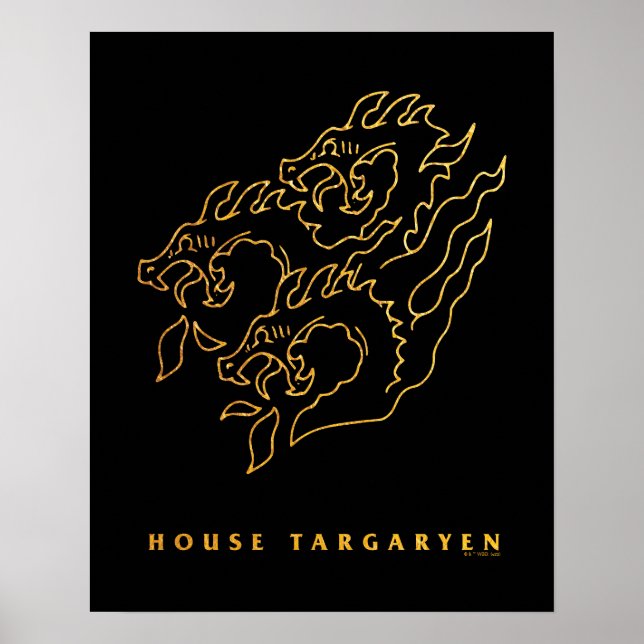 House Targaryen Icon Poster (Vorne)