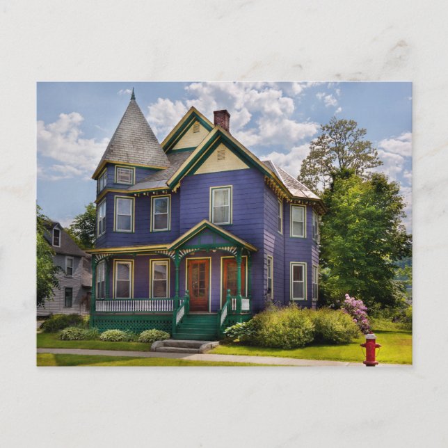 House - Viktorianisch - Das alte Damenhaus Postkarte (Vorderseite)