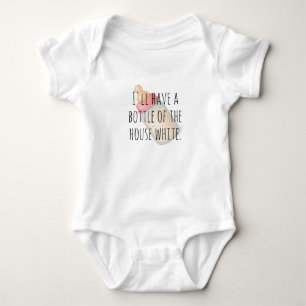 House White, Baby Style – Milch mit einer Wendung Strampler