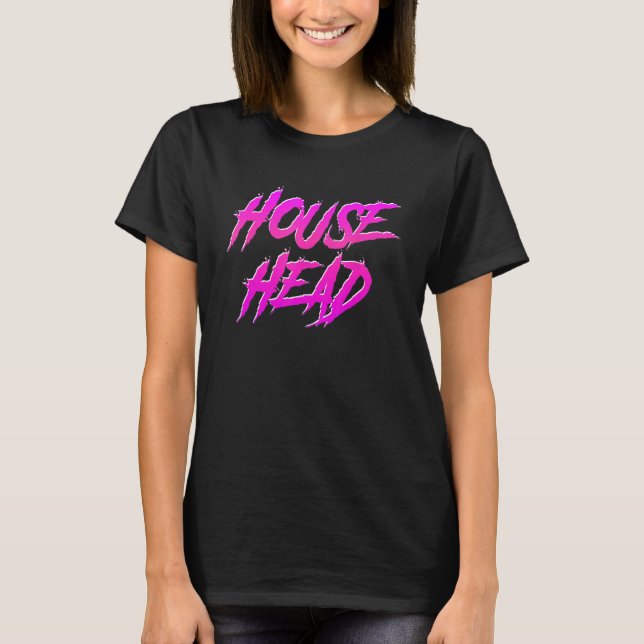 Househead - House Music EDM House Head DJ T-Shirt (Vorderseite)