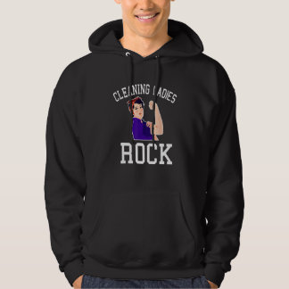 Housekeeper  Cleaning lady Rocks Hoodie