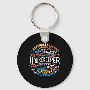 Housekeeper-Geschenke Funny Housekeeping Week Schlüsselanhänger