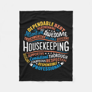 Housekeeping Apprecife Gifts Environmental Serv Fleecedecke