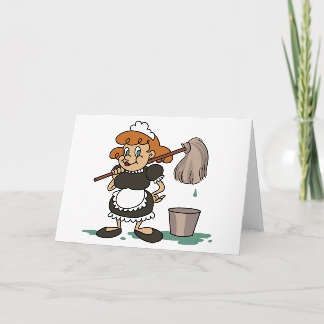 Housekeeping Maid Karte (Vorderseite)