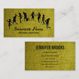 Housekeeping Maid Service Cleaning Professional Visitenkarte