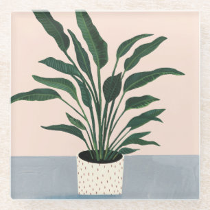 Houseplant Glasuntersetzer