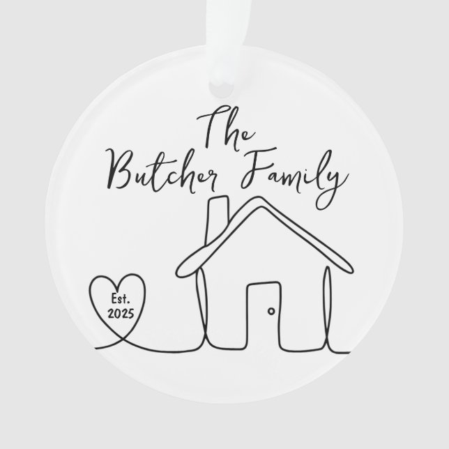 Housewarming gift, New Home, Personalized Gift (devant)