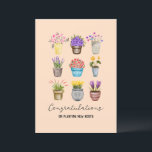 Housewärming Herzlichen Glückwunsch Neue Zuhause S Karte<br><div class="desc">Hauswärmung Herzlichen Glückwunsch Neue Zuhause Chic Stilvolle Orange Pastel Boho Blume Pflanze Aquarell Card. Der gesamte Text auf der Vorder- und Rückseite der Karte kann angepasst werden. Perfekte moderne Karte, um Ihren Kindern, Freunden und Familie, einem neuen Nachbarn oder Ihren Kunden/Kunden zu gratulieren, sich in der neuen Zuhause niederzulassen. Auf...</div>