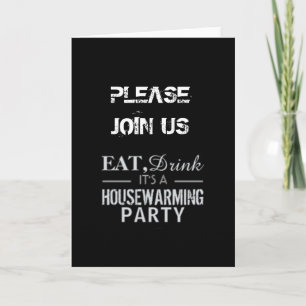 **HOUSEWARMING INVITATION** WITH A TWIST EINLADUNG