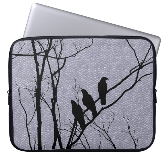 Housse couleur personnalisée pour trois oiseaux (Devant)
