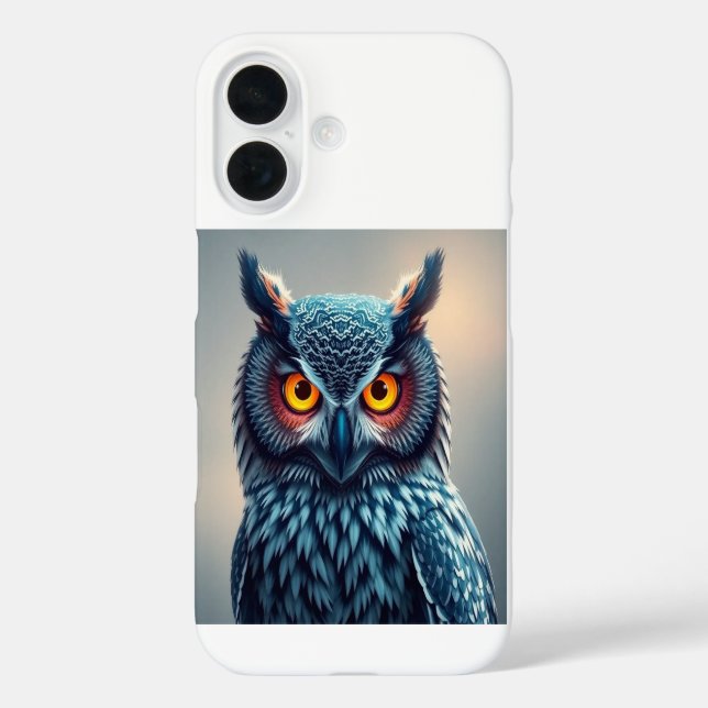 Housse de Coque iphone d'impression de hibou styli (Verso)