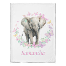 Beurre Eléphant mignon Fille Rose
