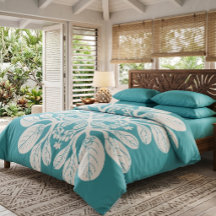 Courtepoint Hawaïen Naupaka en beige