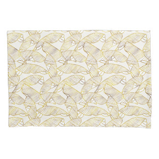 Housse de couette feuille en or de palme Jungle