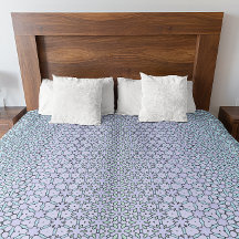 Métamorphose géométrique bleue et violette