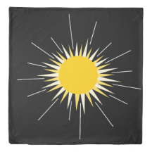 Soleil brillant jaune brillant