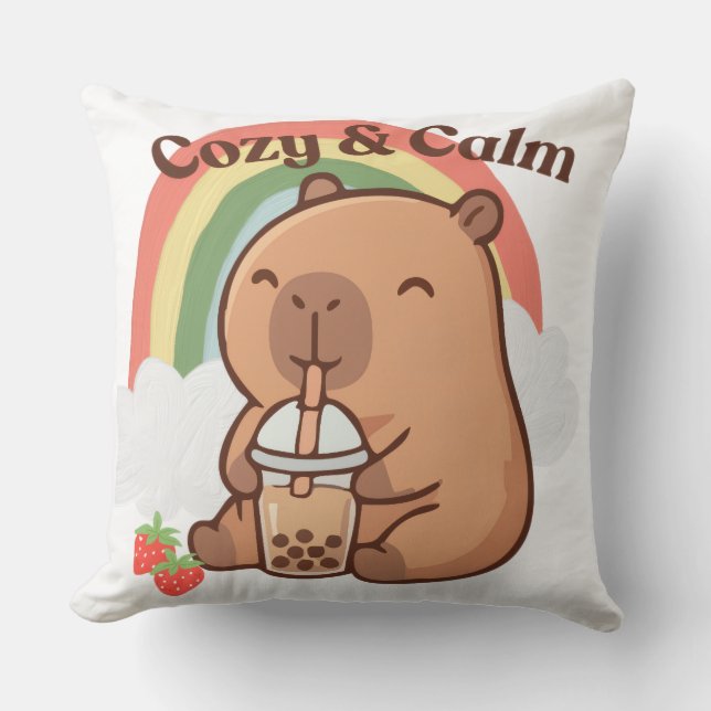 Housse de coussin Capybara (Recto)