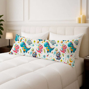 Housse de Coussin Corps de Dino Sarcelle Bébé Dino