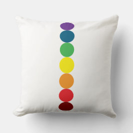 Housse de Coussin Thérapeutique Arc-en-Ciel Chakra