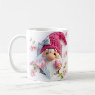 Housse de mug gnome mignon 3d, housse de mug desig