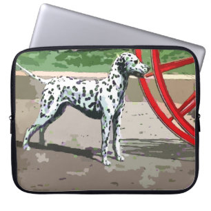 Housse d'ordinateur portable Dalmatien peint vinta