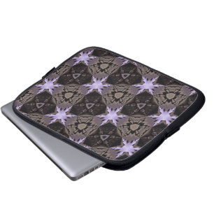 Housse d'ordinateur portable Étoiles Violettes