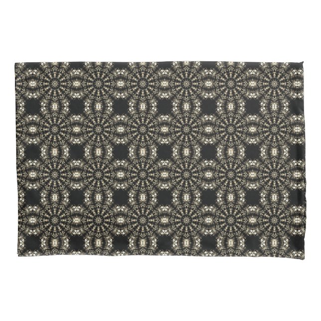 Housse D'oreillers 19e anniversaire Mariage bronze Mandala (devant)