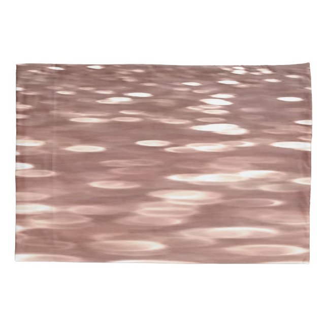 Housse D'oreillers Abstract #3: Copper Rose Gold (Dos)