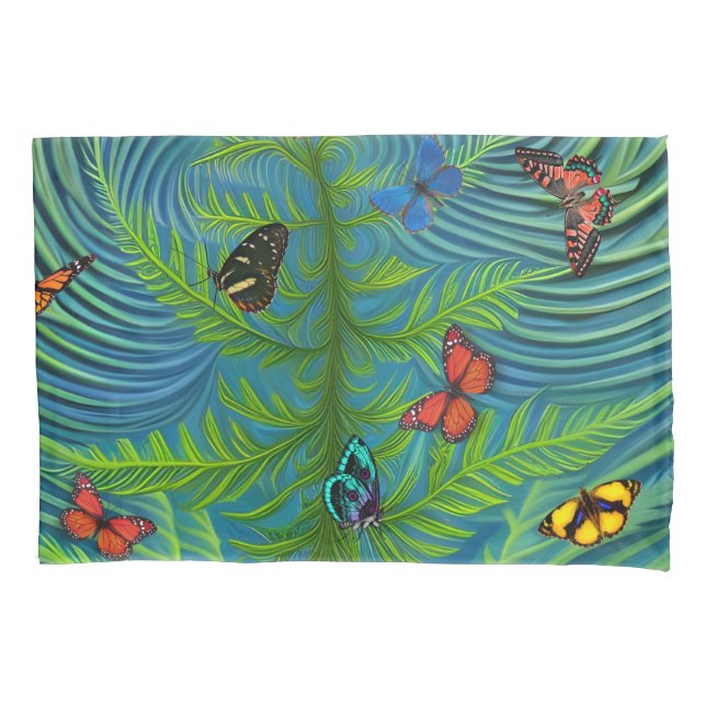Housse D'oreillers Abstrait Butterfly Dream Garden (devant)