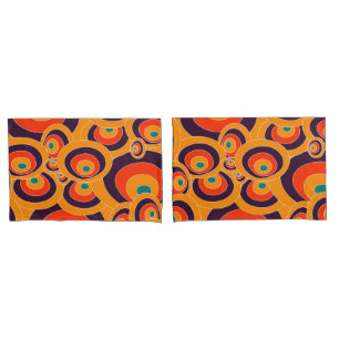 Housse D'oreillers Abstrait Couleur Ovales Coussin Coque - Moderne