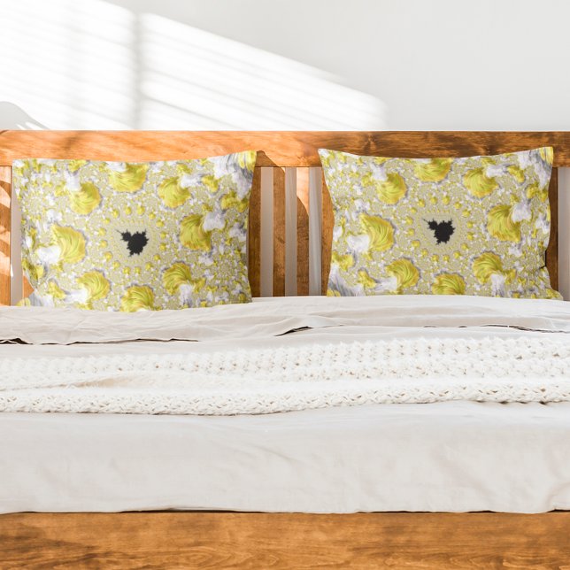 Housse D'oreillers Abstrait Gold Fractal (Créateur téléchargé)