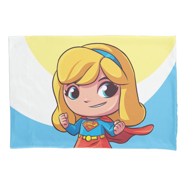 Housse D'oreillers Adorable Stance Supergirl (devant)