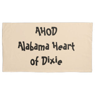 Housse D'oreillers Alabama Heart of Dixie