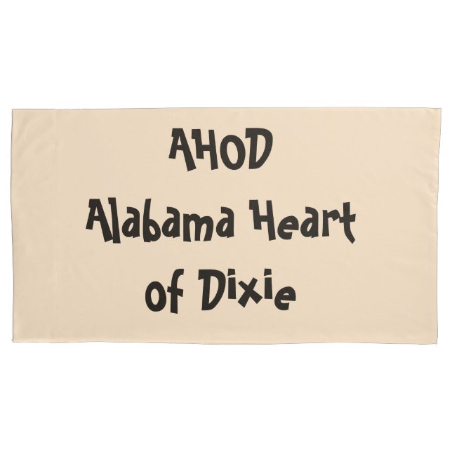 Housse D'oreillers Alabama Heart of Dixie (devant)