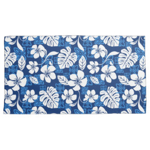 HOUSSE D'OREILLERS ALOHA VENDREDI (BLEU)