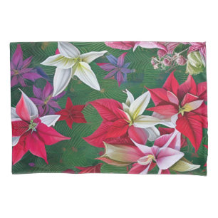Housse D'oreillers Amaryllis Fleurs et pins