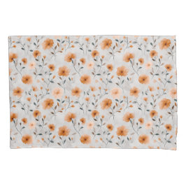 Housse D'oreillers Aquarelle Automne Motif floral Simple Botanique