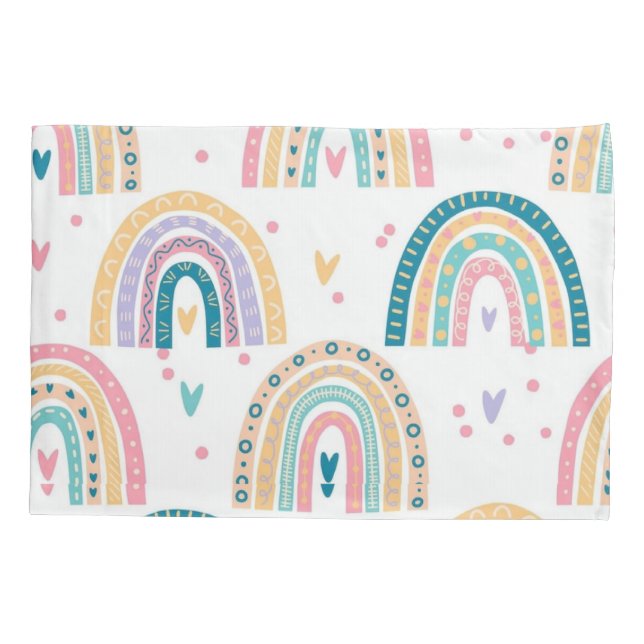 Housse D'oreillers Aquarelle blanche Coque coussin (Dos)