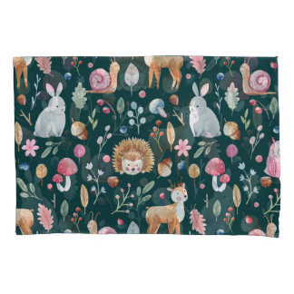 Housse D'oreillers Aquarelle Fairy Forest Motif pour enfants