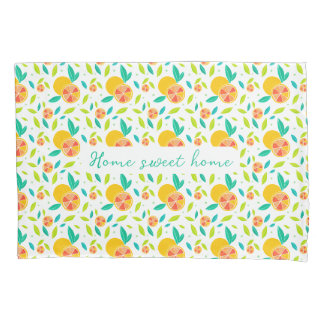 Housse D'oreillers Aquarelle personnalisée Oranges sucrées Motif