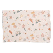 Aquarelle Retro Boho Arc-en-ciel neutre