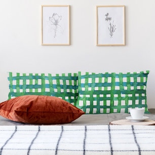 Housse D'oreillers Aquarelle - vert